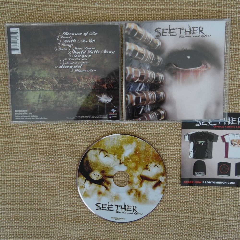 SEETHER :) the best cd i have for sale here.... karma and effect